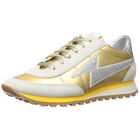 Marc Jacobs Astor Lightning Bolt Sneaker Gold